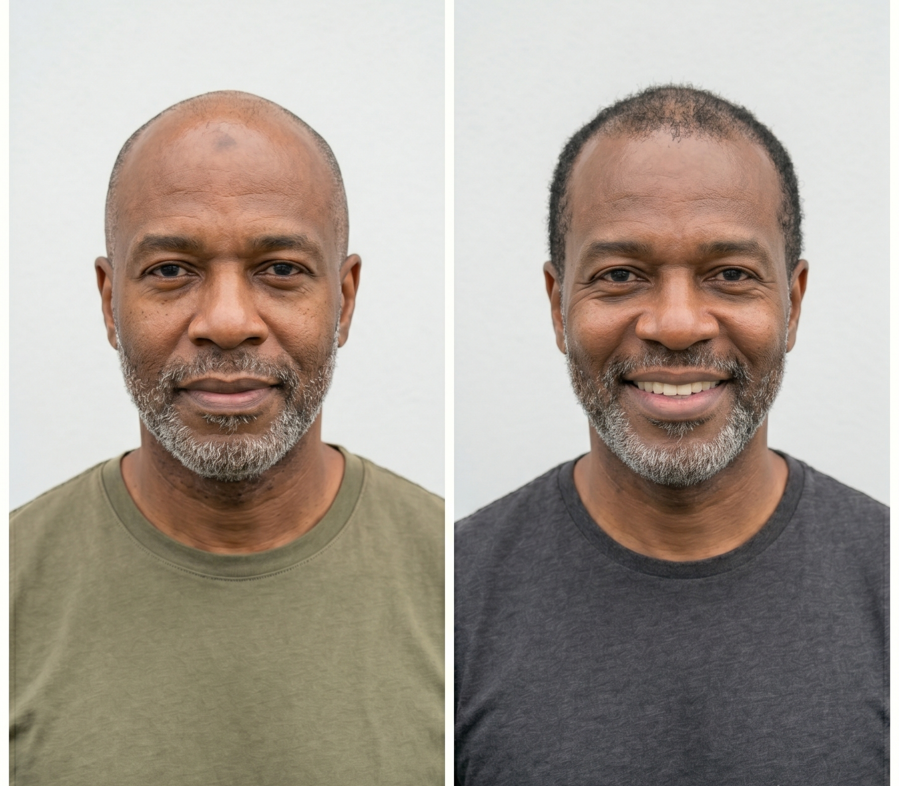 Hair loss treatment result after 6 months